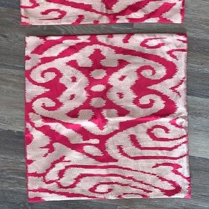 C. Wonder Pink Ikat Pillow Cases (Set of 2)